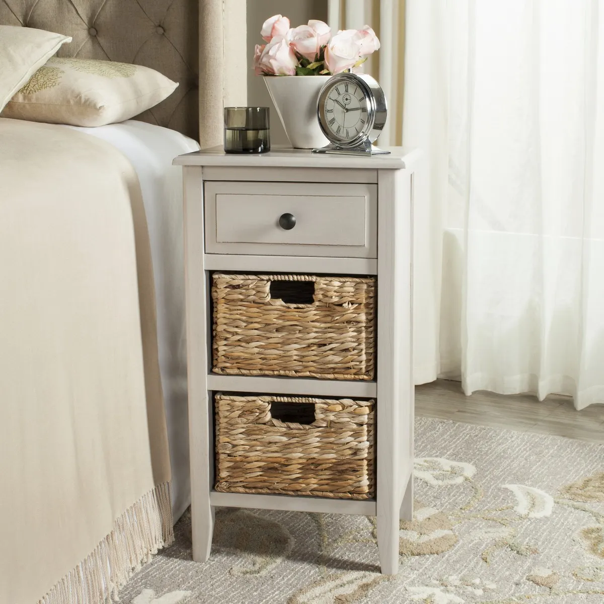 EVERLY DRAWER SIDE TABLE