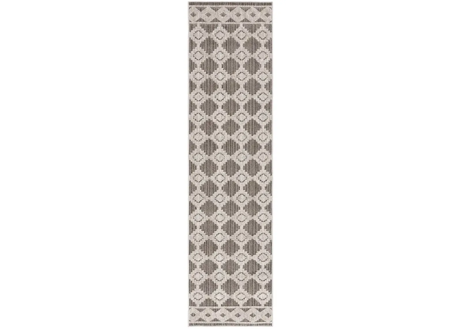 GLOBAL 208 Beige 2'-2' X 8' Runner Rug