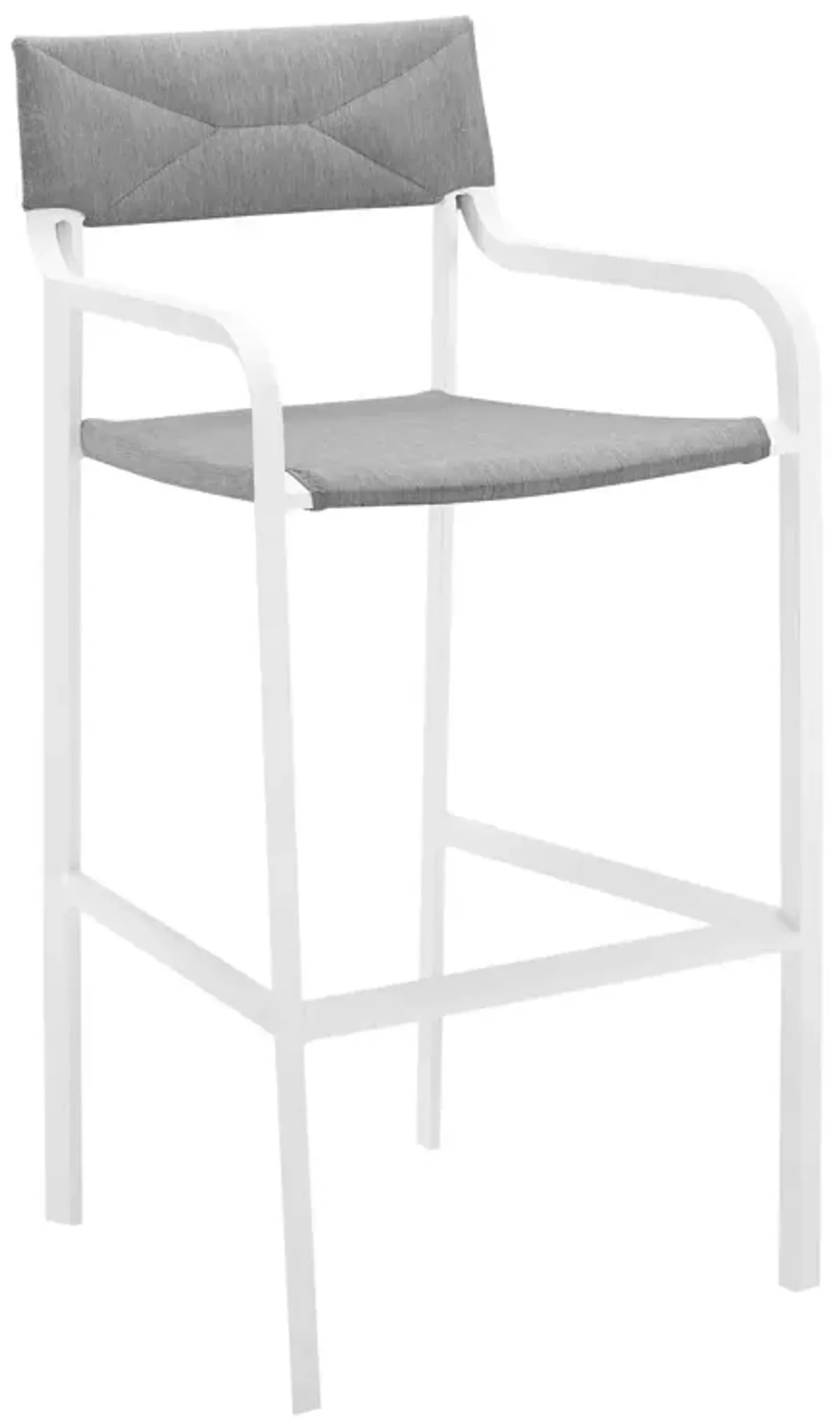 Raleigh Outdoor Patio Aluminum Bar Stool Set of 2