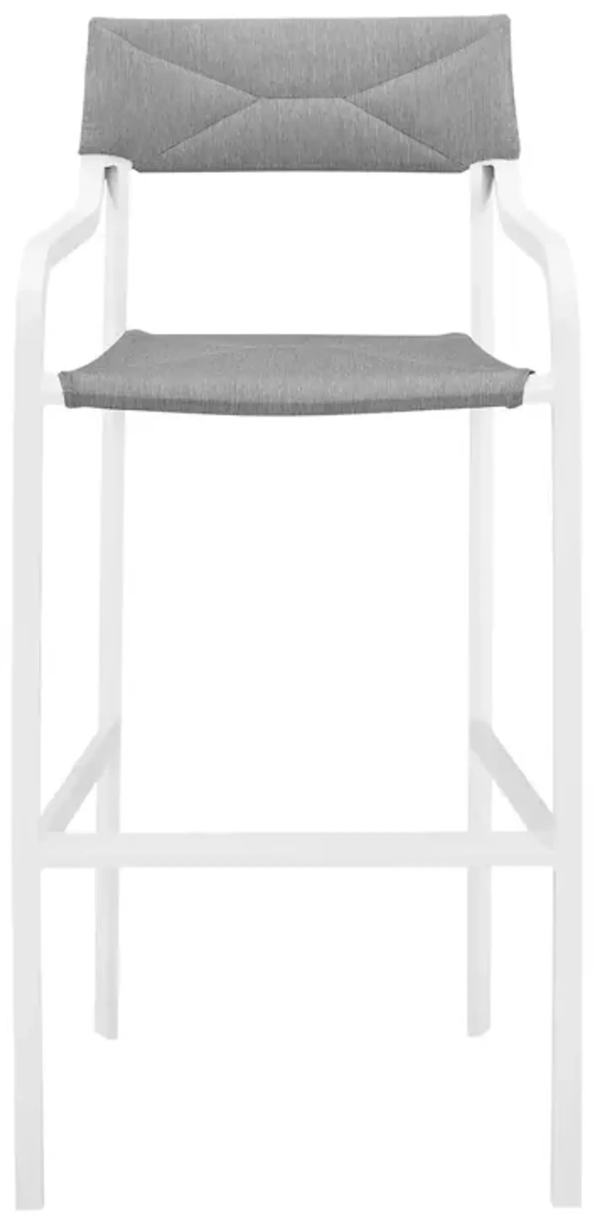 Raleigh Outdoor Patio Aluminum Bar Stool Set of 2