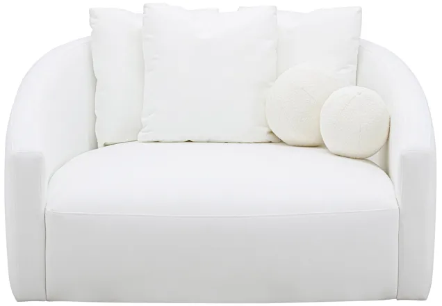 Hanim Cream Linen Daybed