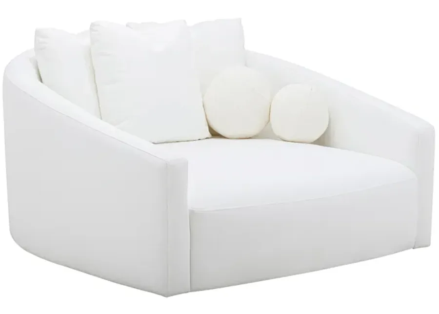 Hanim Cream Linen Daybed