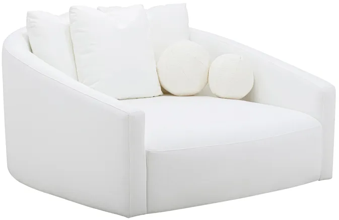 Hanim Cream Linen Daybed