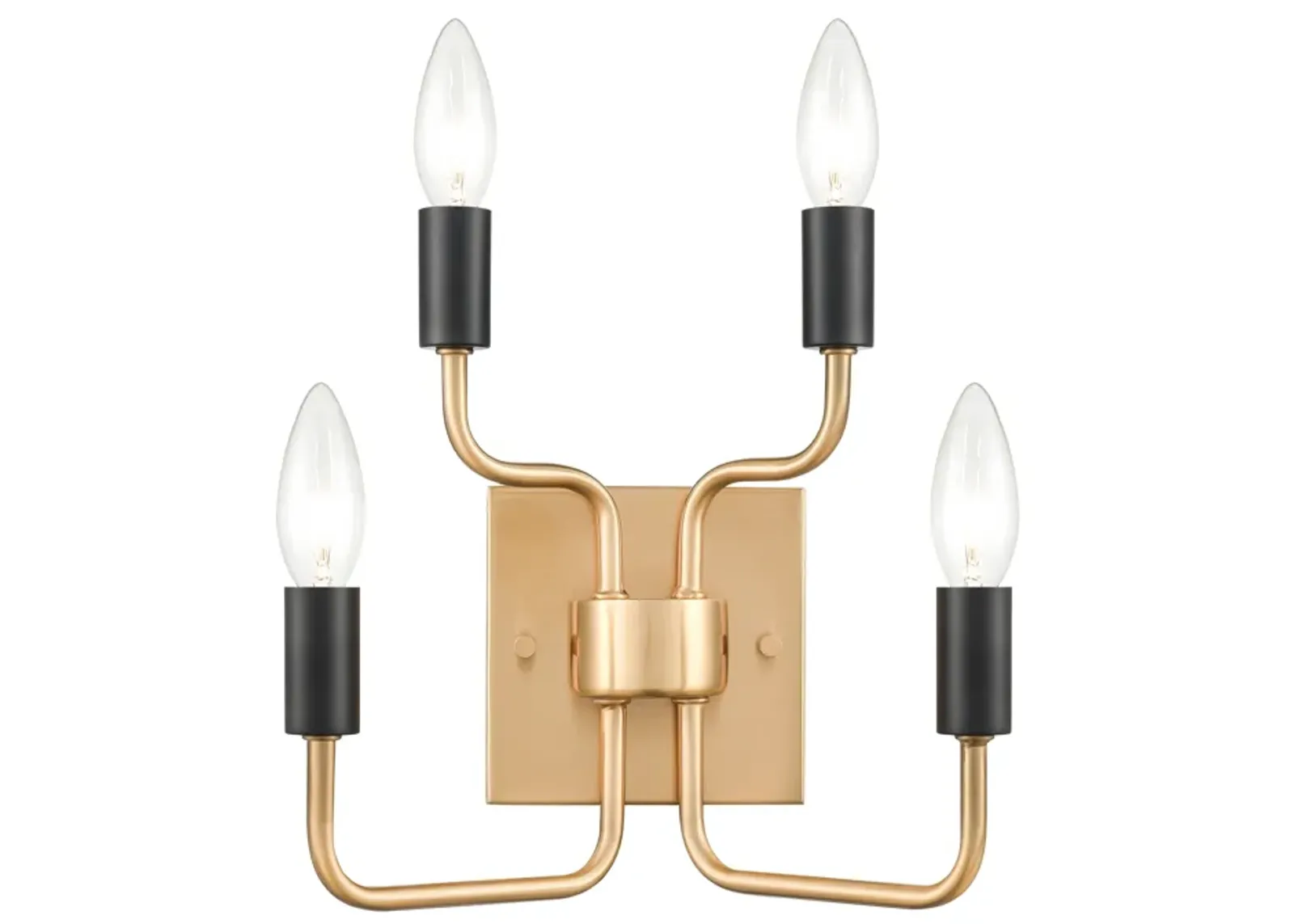 Epping Avenue 10" High 2-Light Sconce - Aged Brass