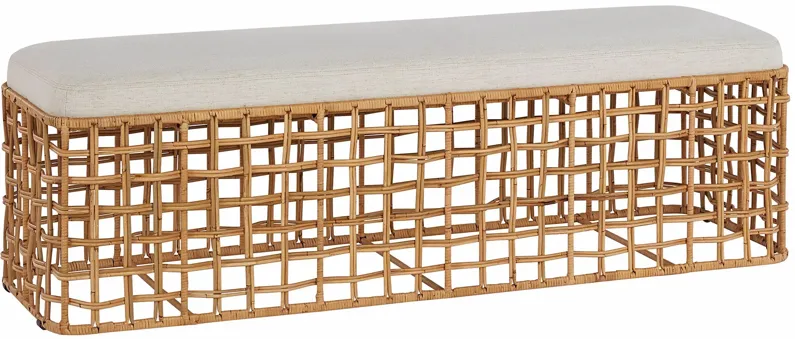 Rattan Bench 