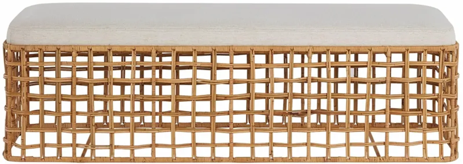 Rattan Bench 