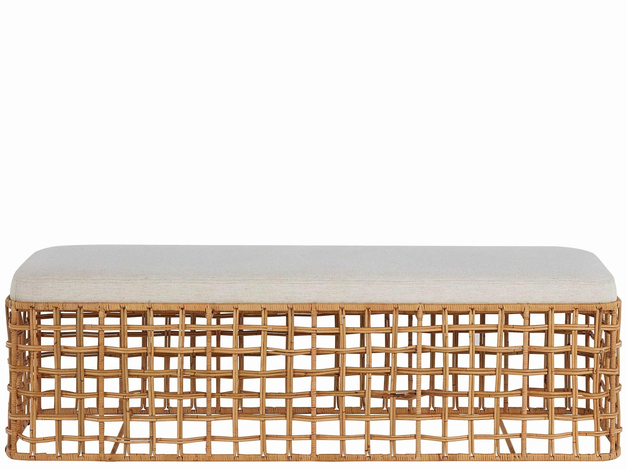 Rattan Bench 