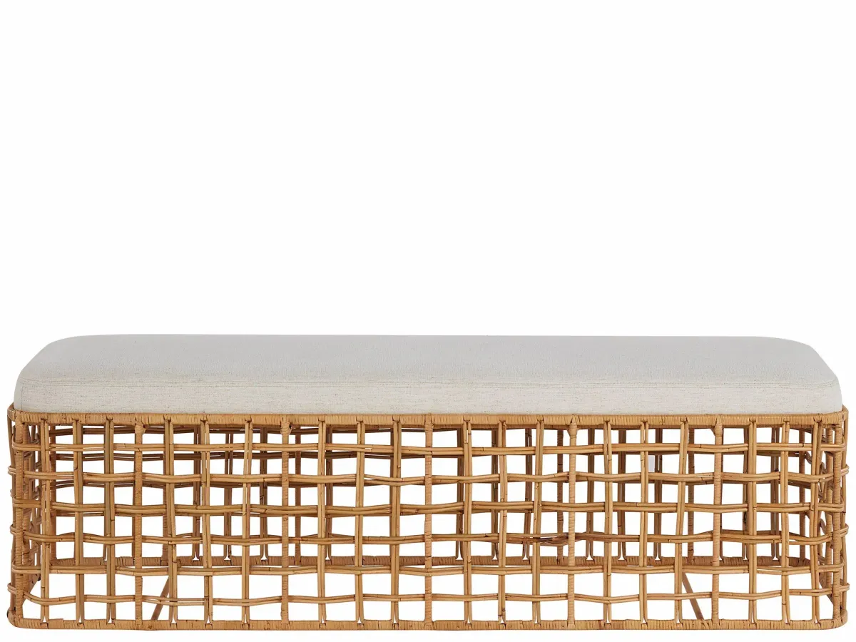 Rattan Bench 