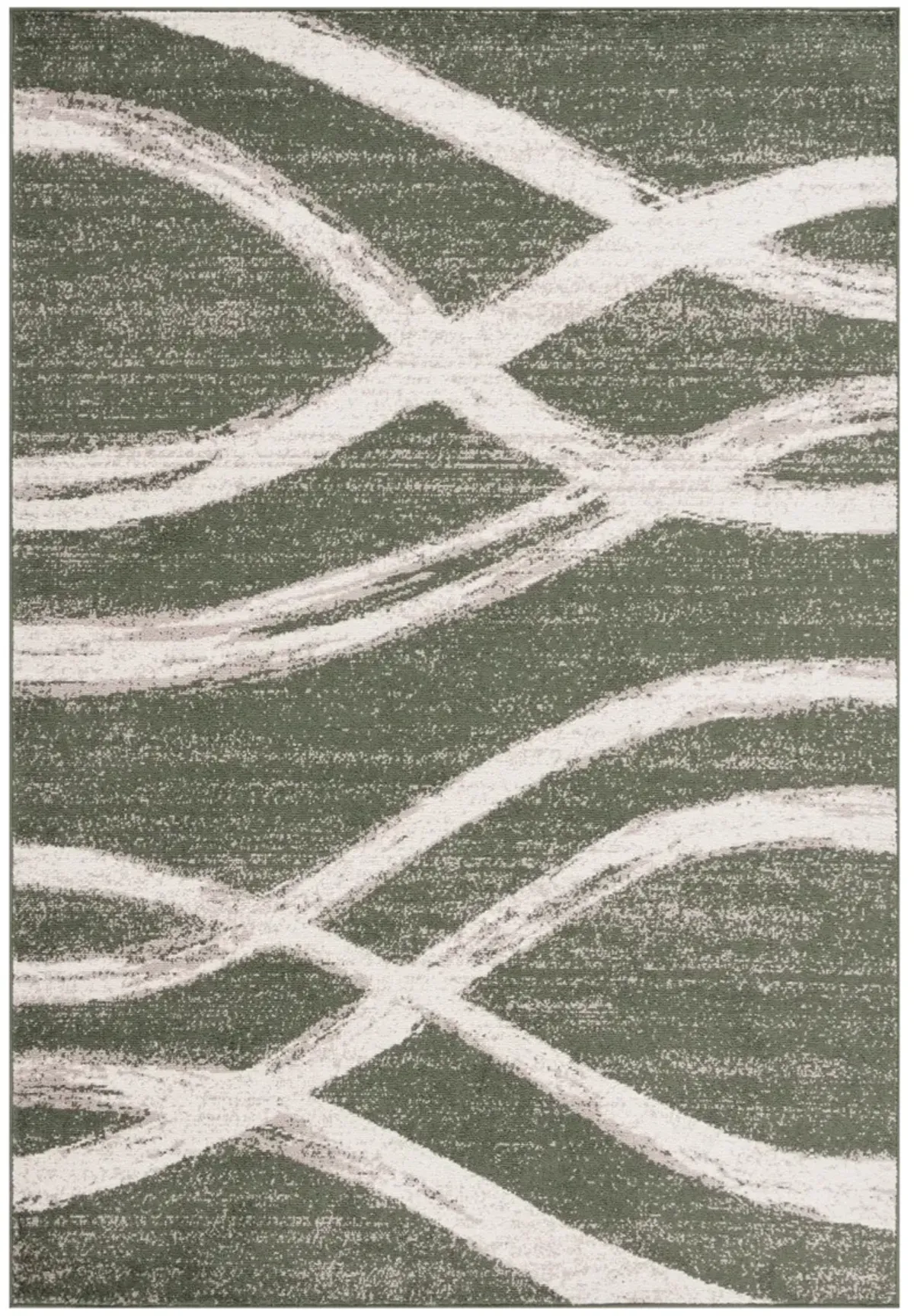 ADORINDACK 125 DARK GREEN  5'-1' x 7'-6' Medium Rectangle Rug