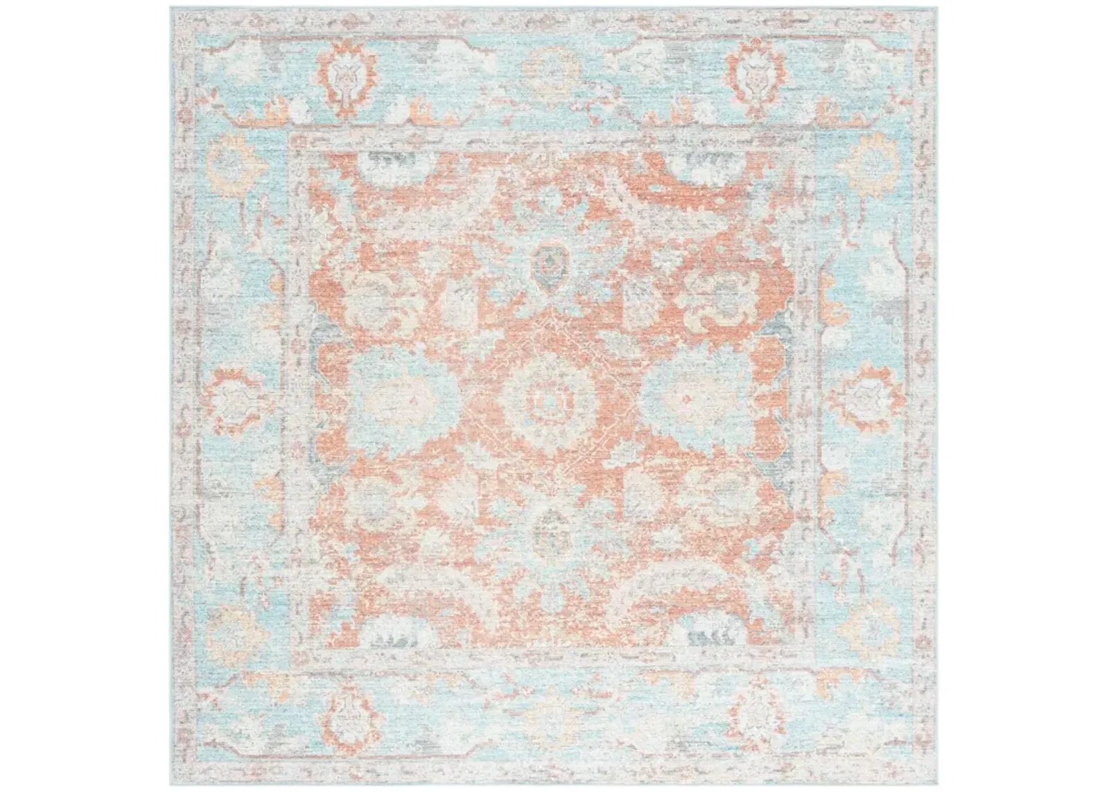 ARIZONA 908 TURQUOISE  6' x 6' Square Square Rug