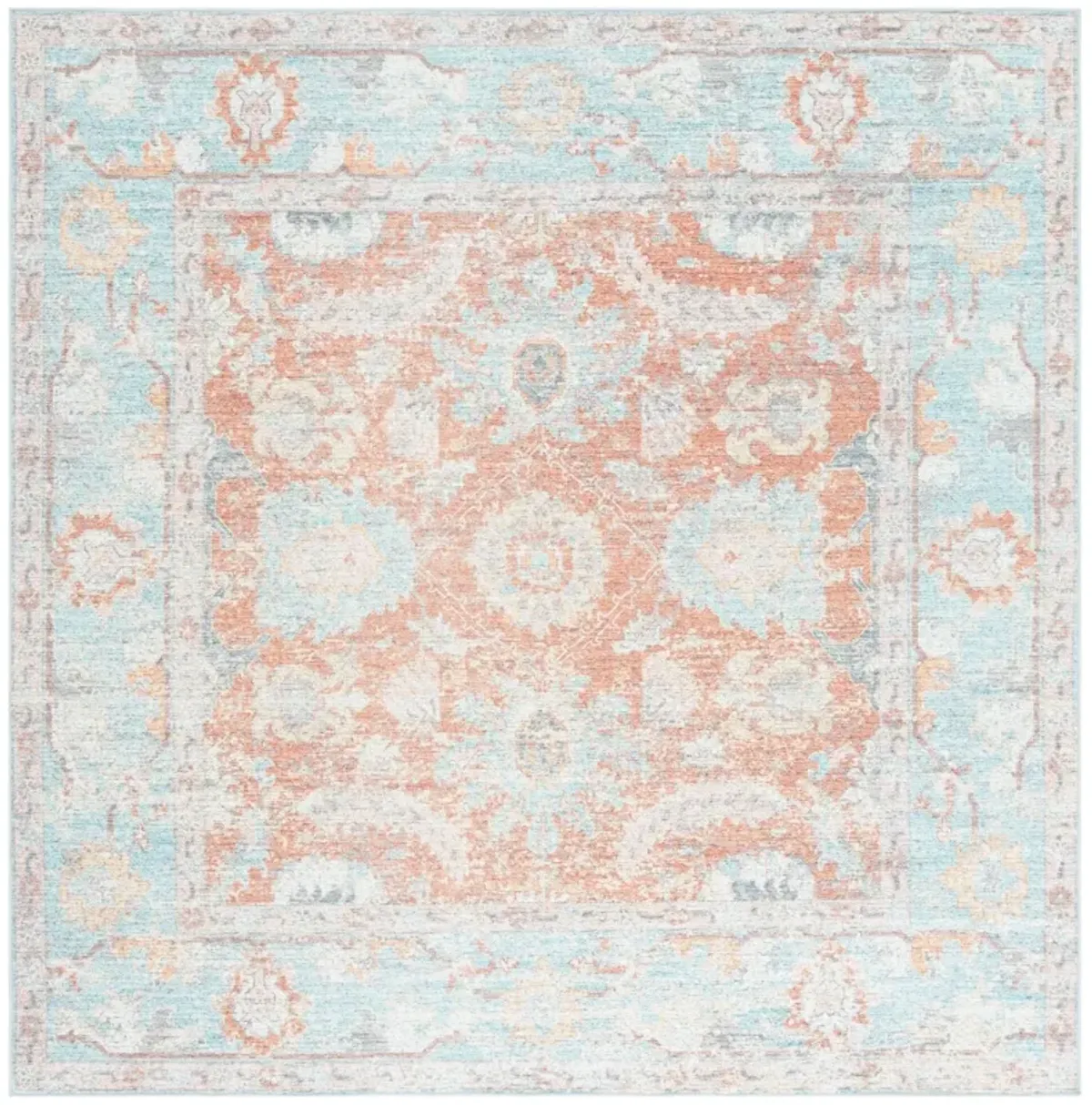 ARIZONA 908 TURQUOISE  6' x 6' Square Square Rug