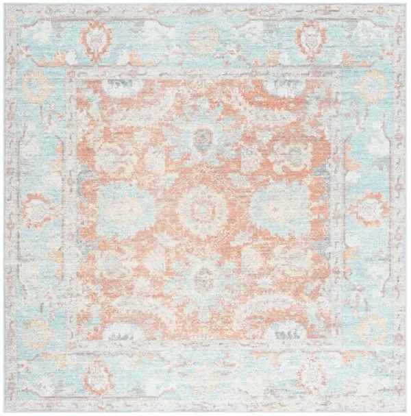 ARIZONA 908 TURQUOISE  6' x 6' Square Square Rug
