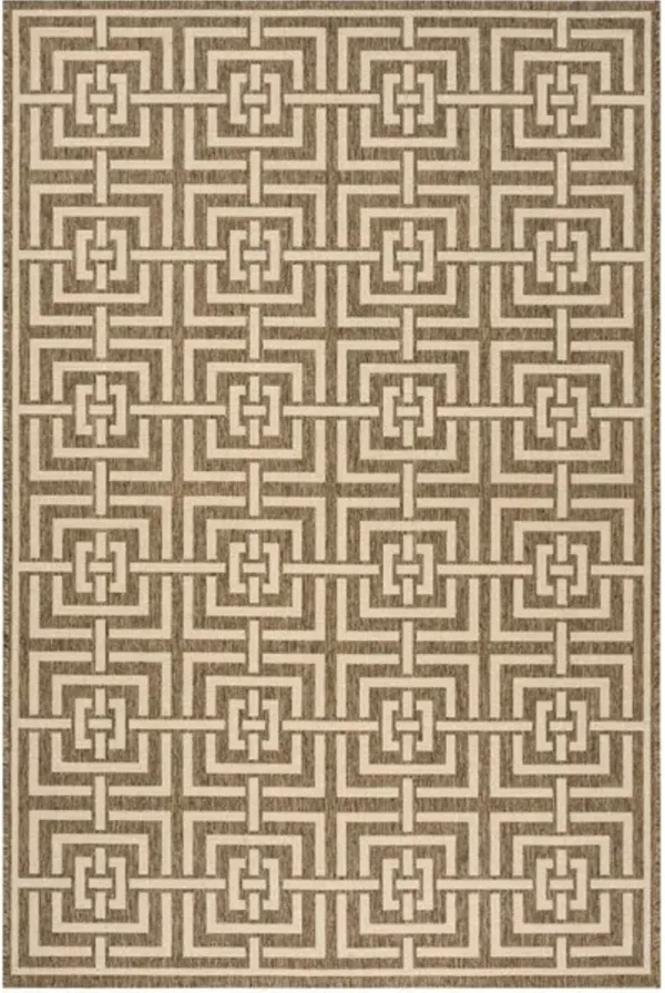 LINDEN 128 Collection LND128D-4 Beige / Cream 4' X 6'