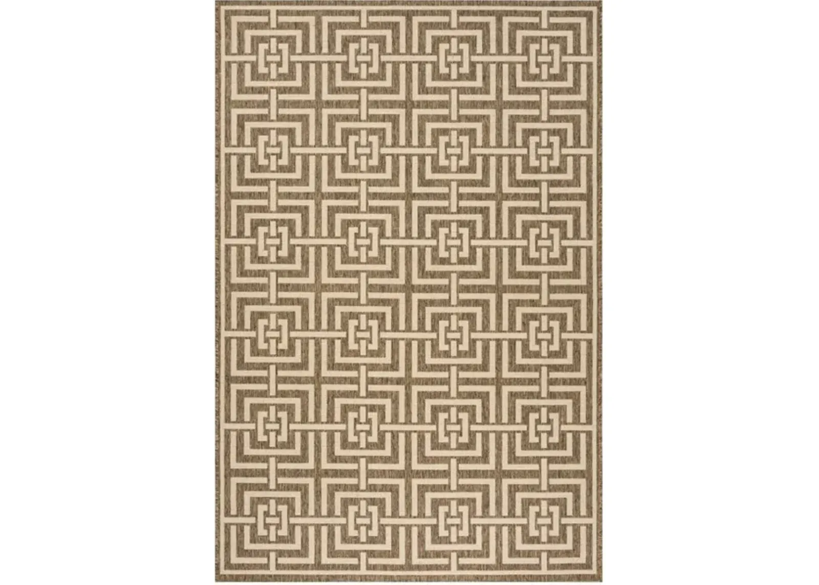 LINDEN 128 Collection LND128D-4 Beige / Cream 4' X 6'