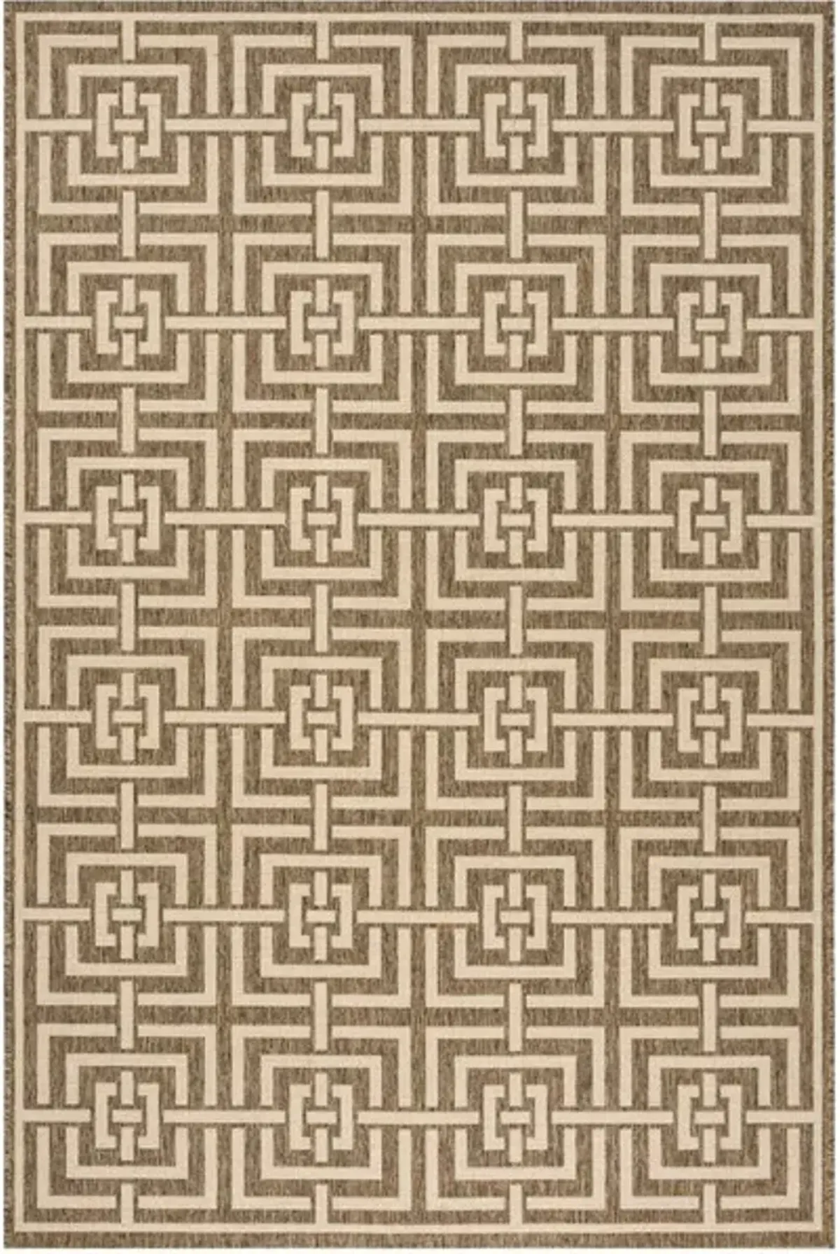 LINDEN 128 Collection LND128D-4 Beige / Cream 4' X 6'