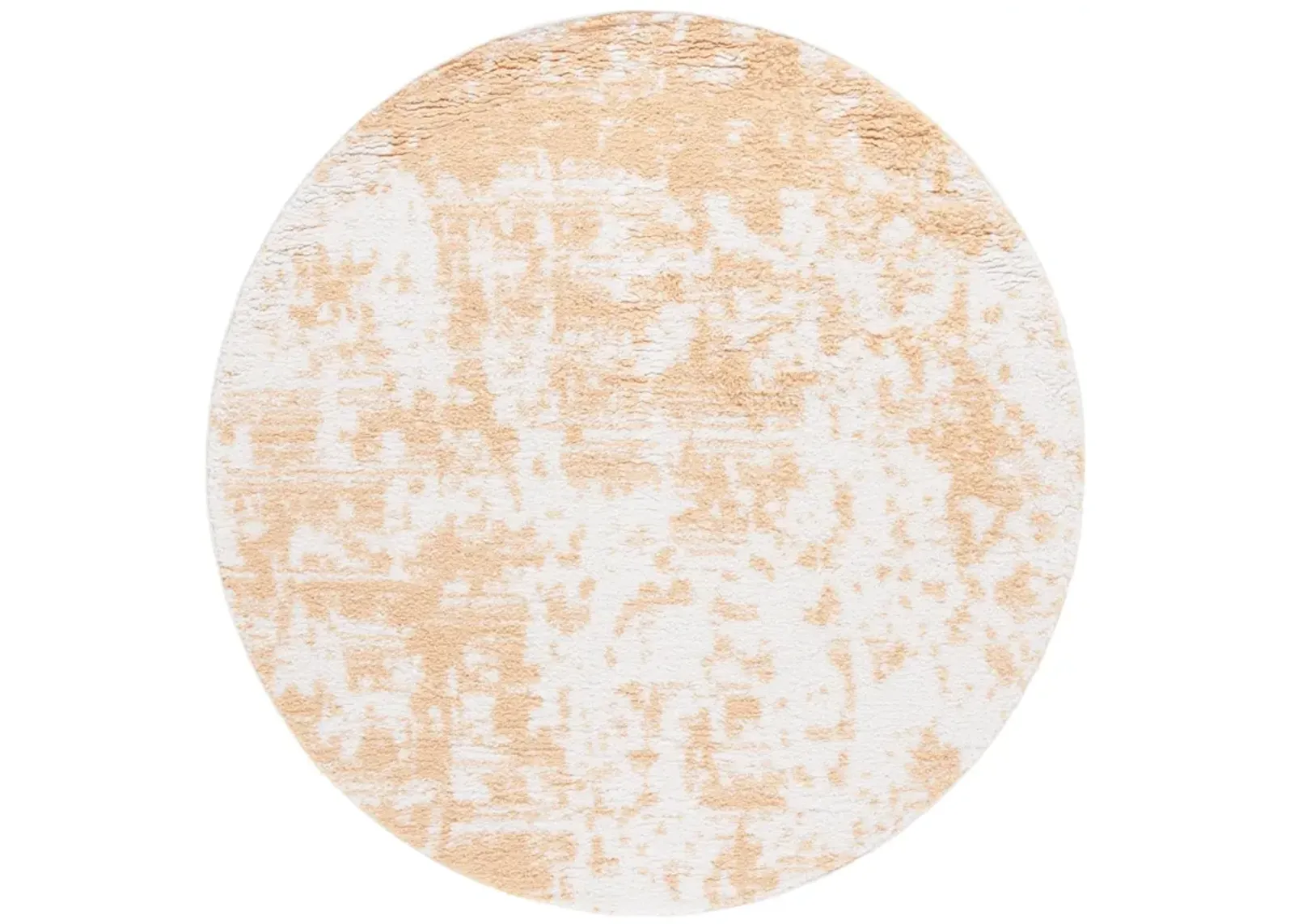 RUMI SHAG 138 GOLD  6'-7' x 6'-7' Round Round Rug