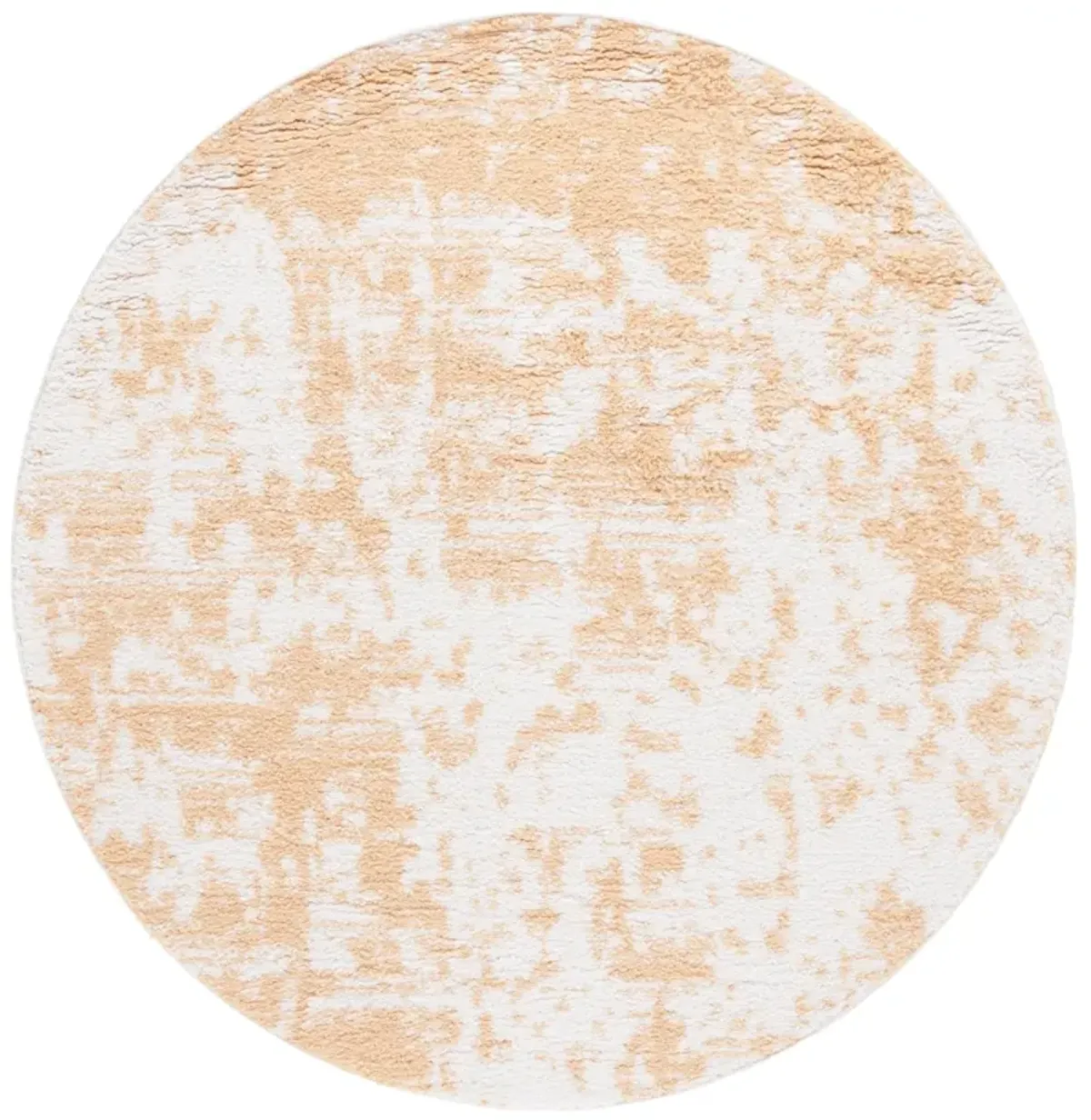 RUMI SHAG 138 GOLD  6'-7' x 6'-7' Round Round Rug