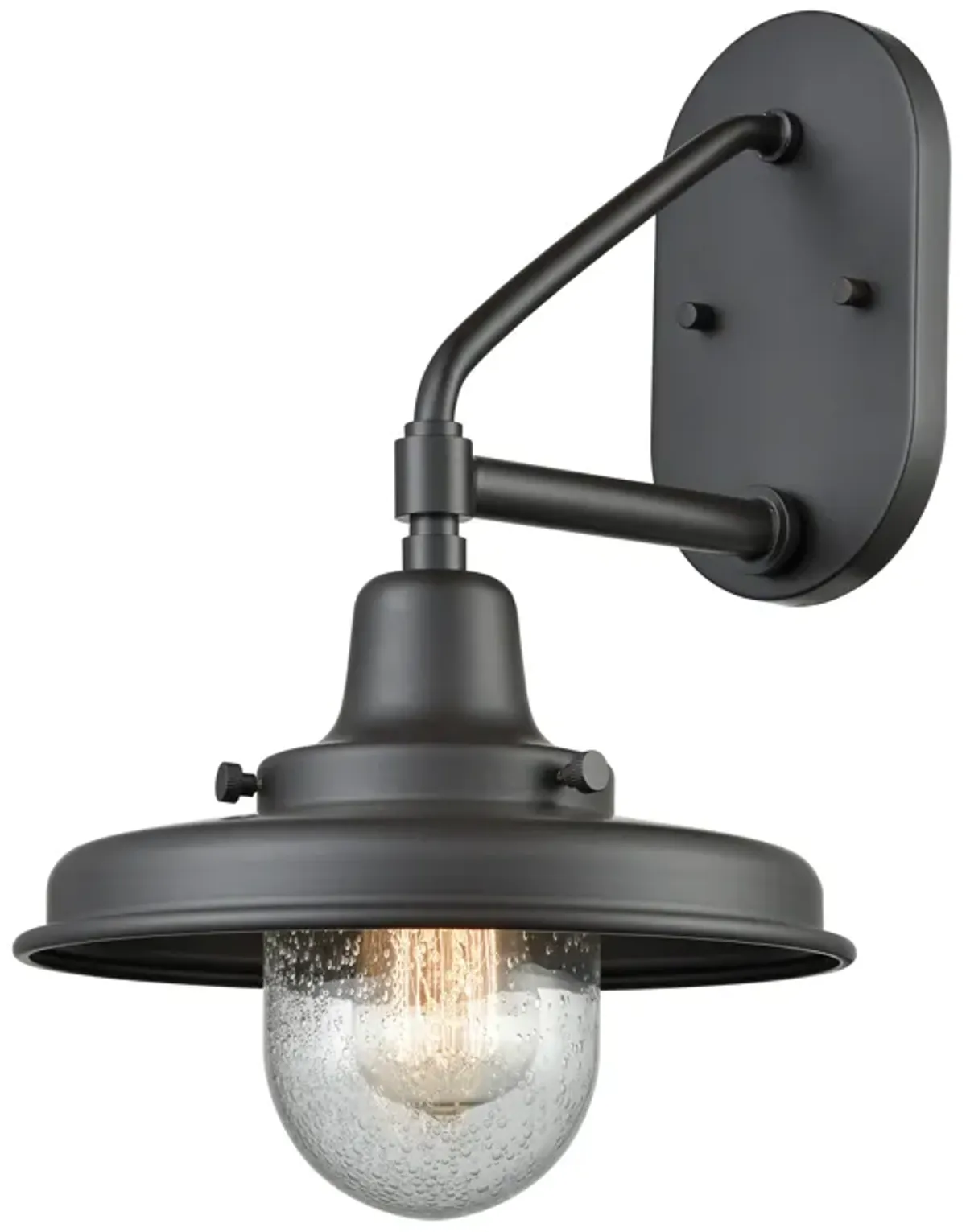 Vinton Station 15" High 1-Light Outdoor Sconce - Oil Rubbed Bronze