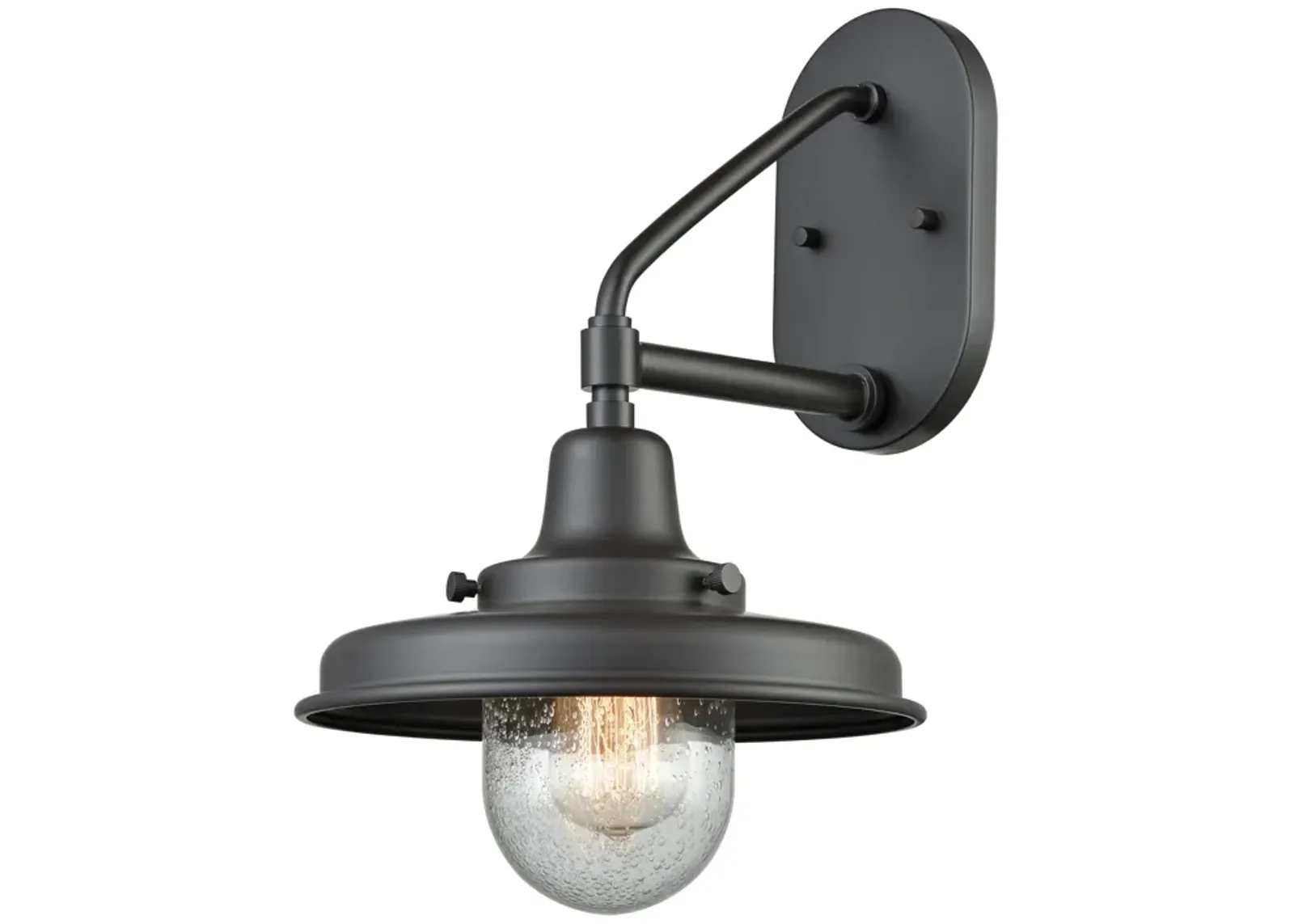 Vinton Station 15" High 1-Light Outdoor Sconce - Oil Rubbed Bronze