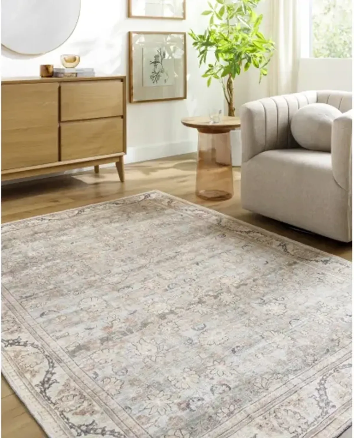 Amelie AML-2398 2' x 2'11" Machine Woven Rug