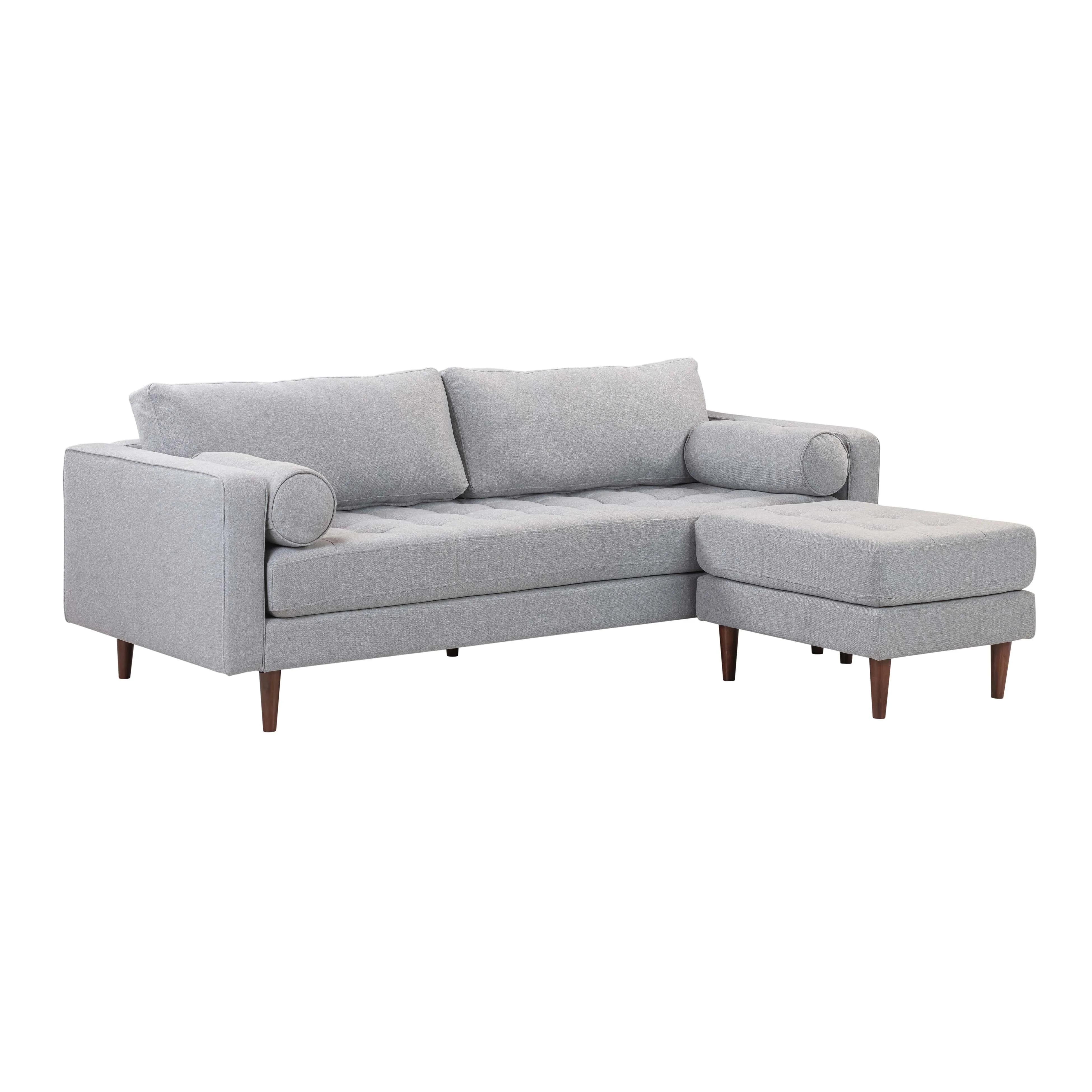 Cave Gray Tweed Sectional