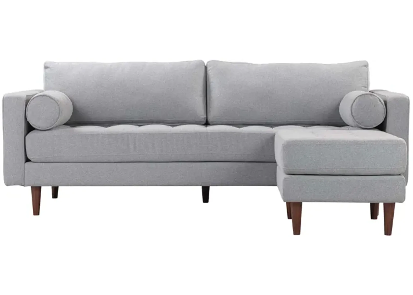 Cave Gray Tweed Sectional