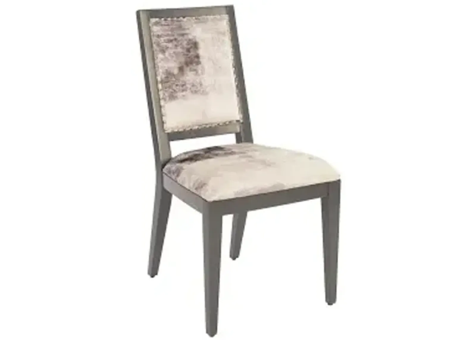 mesmerize dining chair, mist gray, gray wooden legs