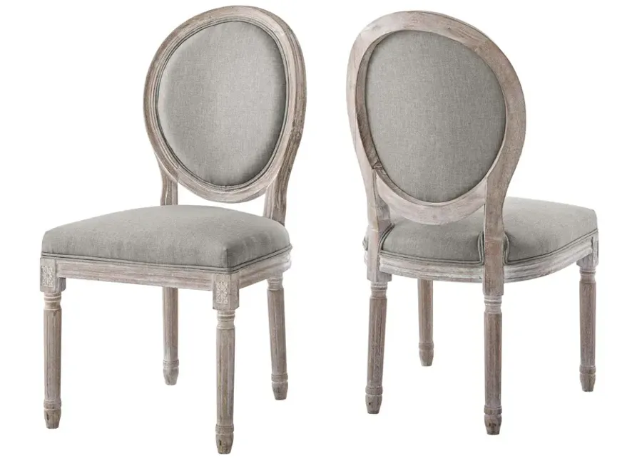 Emanate Dining Side Chair Upholstered Fabric Set of 2