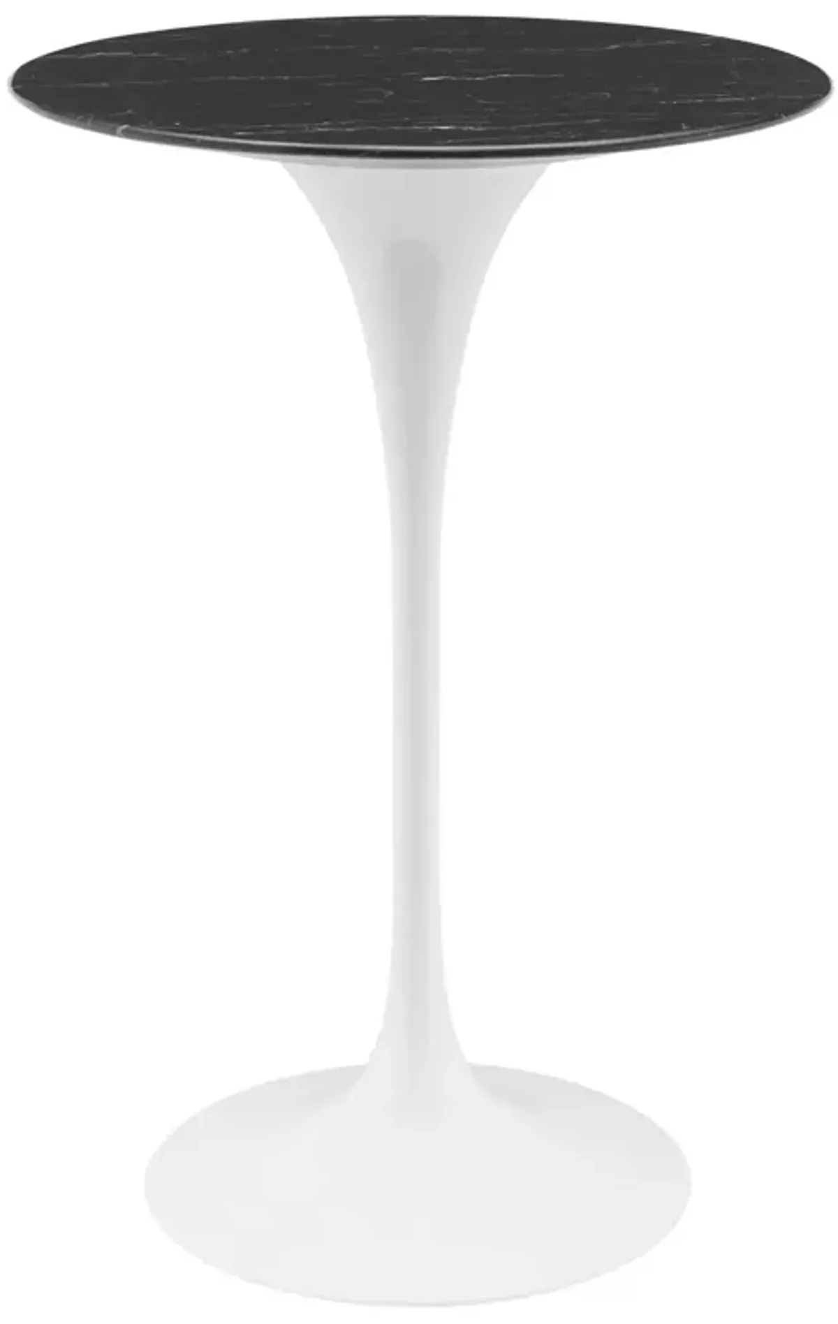 Lippa 28" Artificial Marble Bar Table