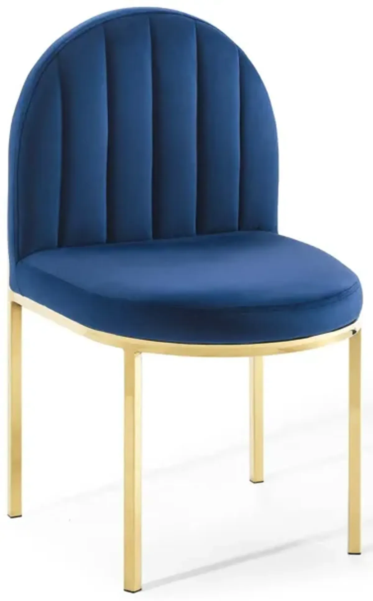 Isla Channel Tufted Performance Velvet Dining Side Chair