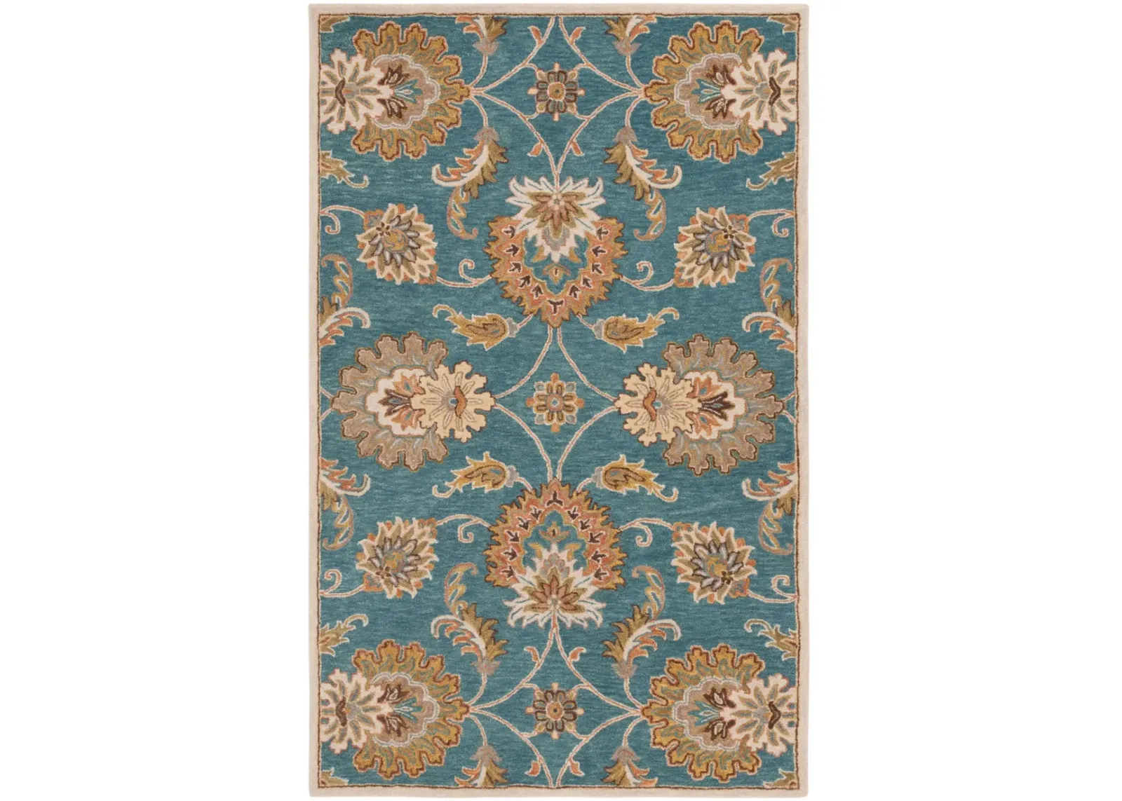 HERITAGE 553 BLUE  3' x 5' Small Rectangle Rug