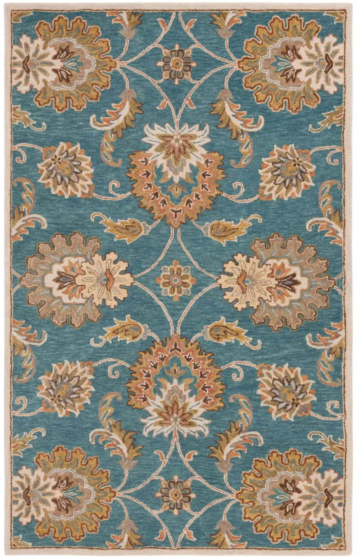 HERITAGE 553 BLUE  3' x 5' Small Rectangle Rug