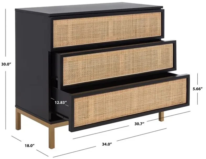 Zadie 3-Drawer Chest