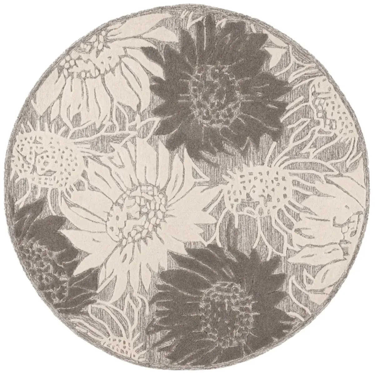 JARDIN Hand Tufted 6' x 6' Round area rug