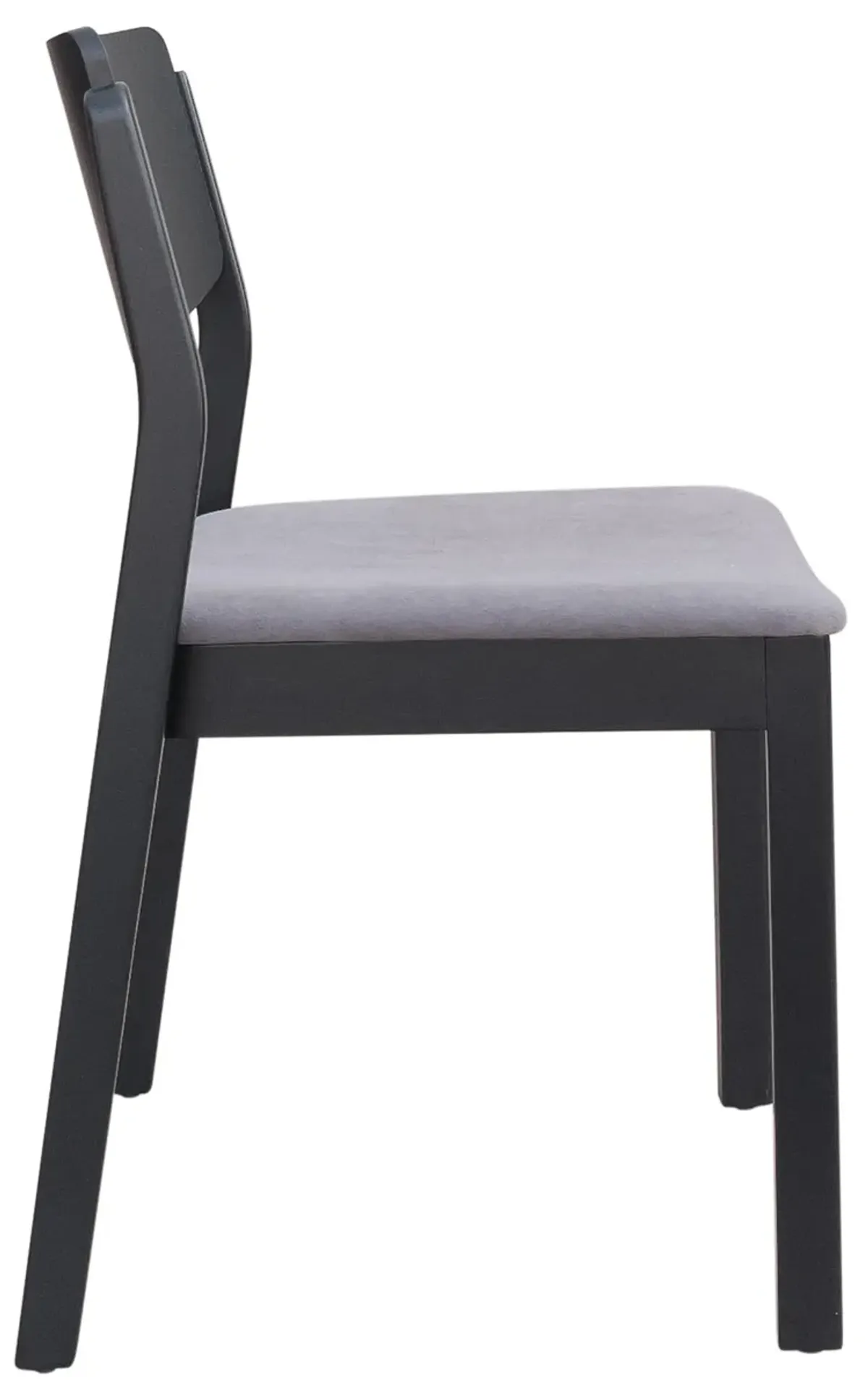 Desdamona Dining Chair (Set of 2) Gray & Black