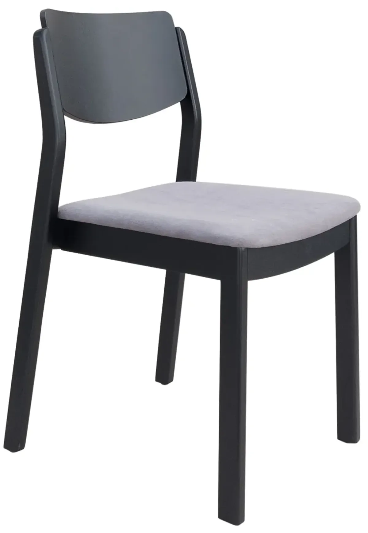 Desdamona Dining Chair (Set of 2) Gray & Black