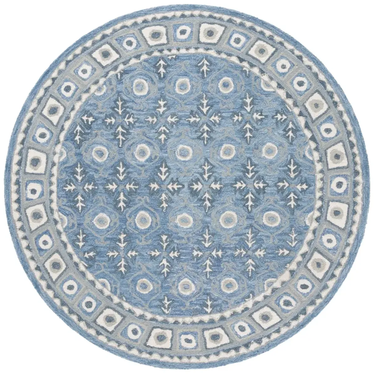 EBONY Hand Tufted 6' x 6' Round area rug