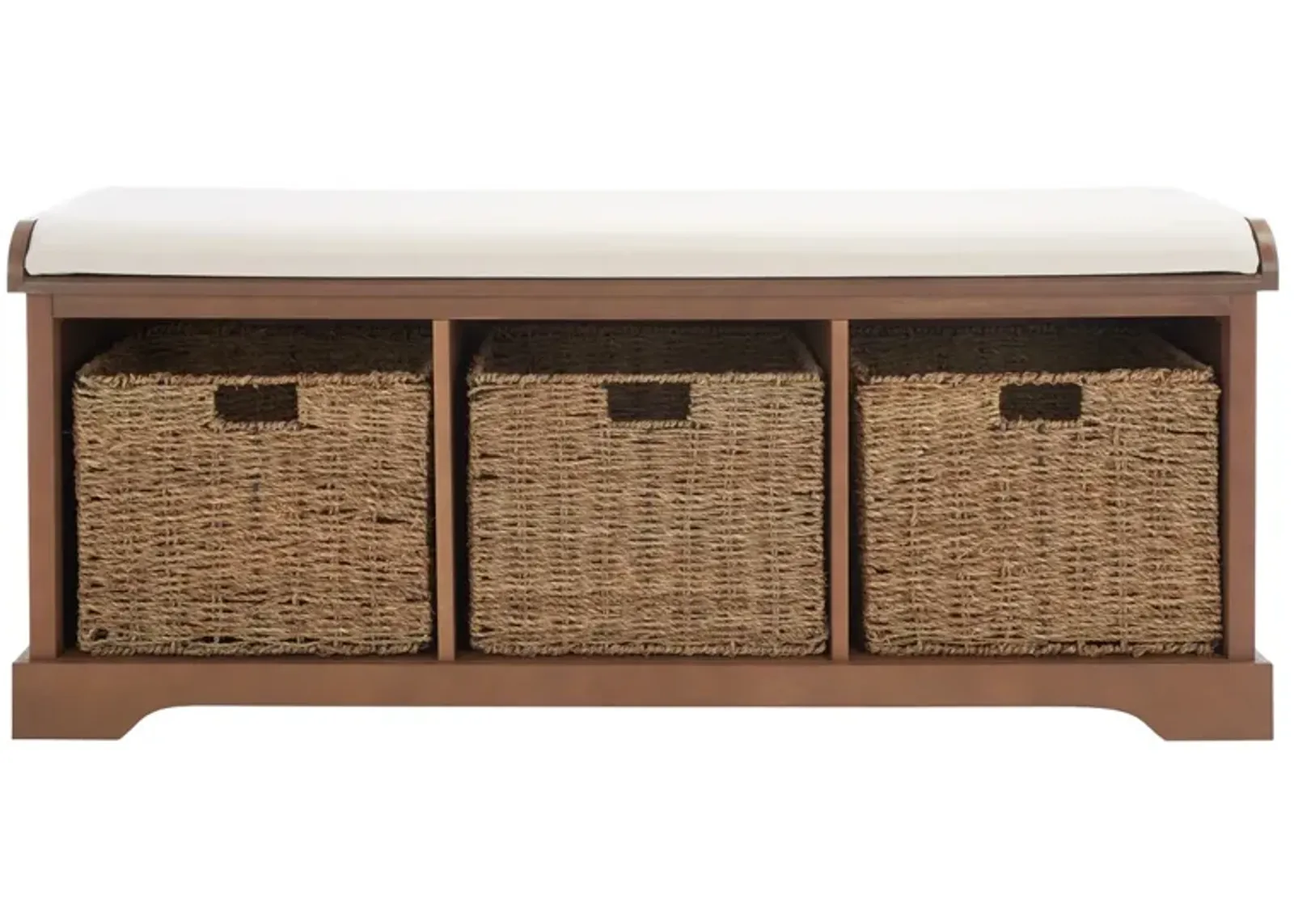 LONAN  WICKER STORAGE BENCH