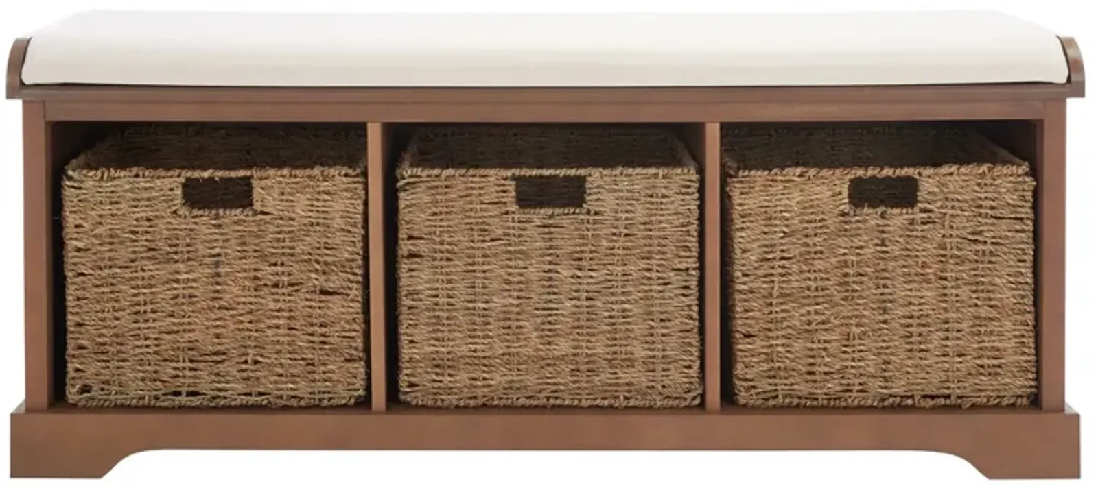 LONAN  WICKER STORAGE BENCH