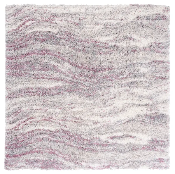 FONTANA SHAG Square Power Loomed 3' X 3' Square Rug