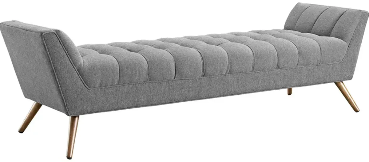 Response Upholstered Fabric Bench