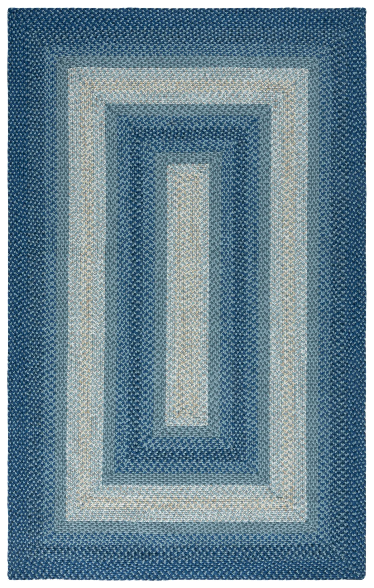 BRAIDED Hand Woven 3' x 5' area rug