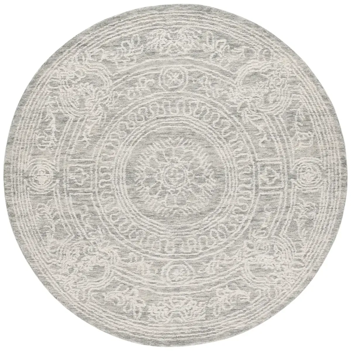 EBONY Hand Tufted 6' x 6' Round area rug
