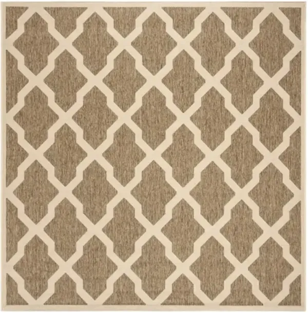 LINDEN 122 Collection LND122D-6SQ Beige / Cream 6'-7" X 6'-7" Square