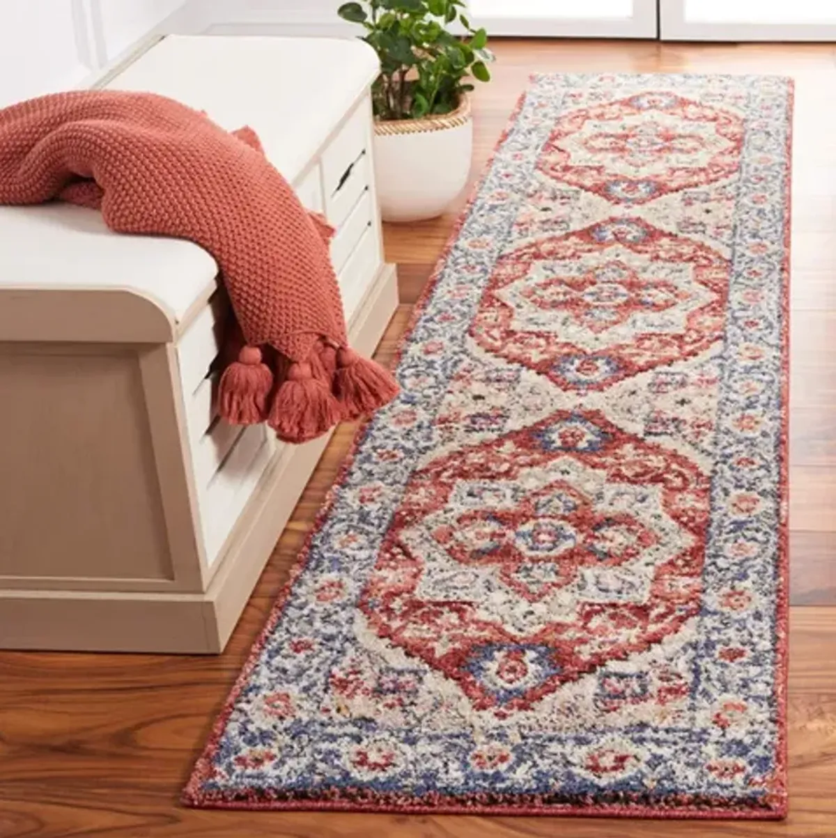 LUNA 105 Multi 2'-2' X 9' Runner Rug