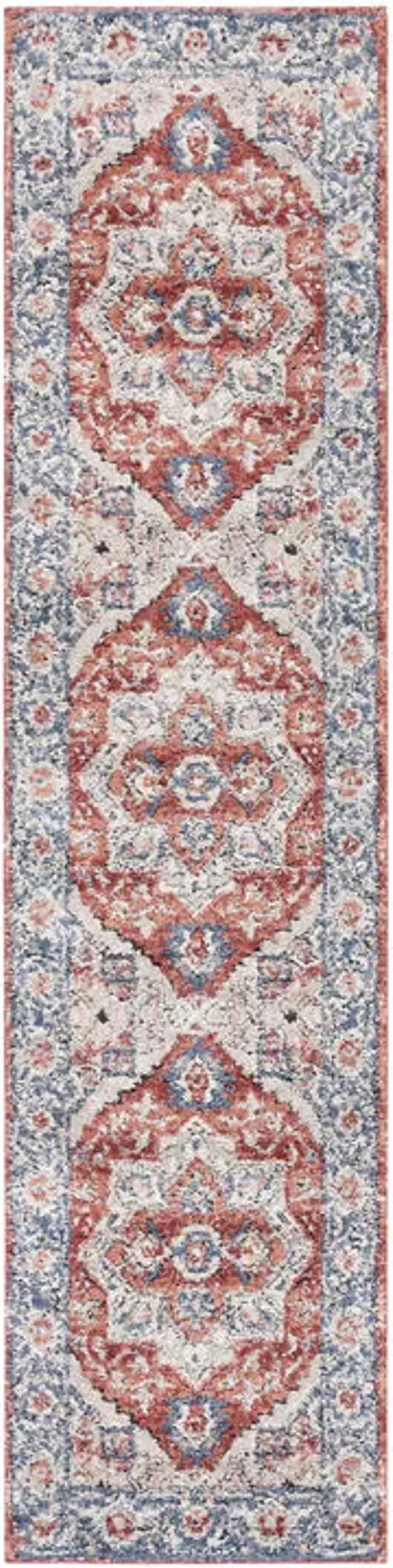 LUNA 105 Multi 2'-2' X 9' Runner Rug