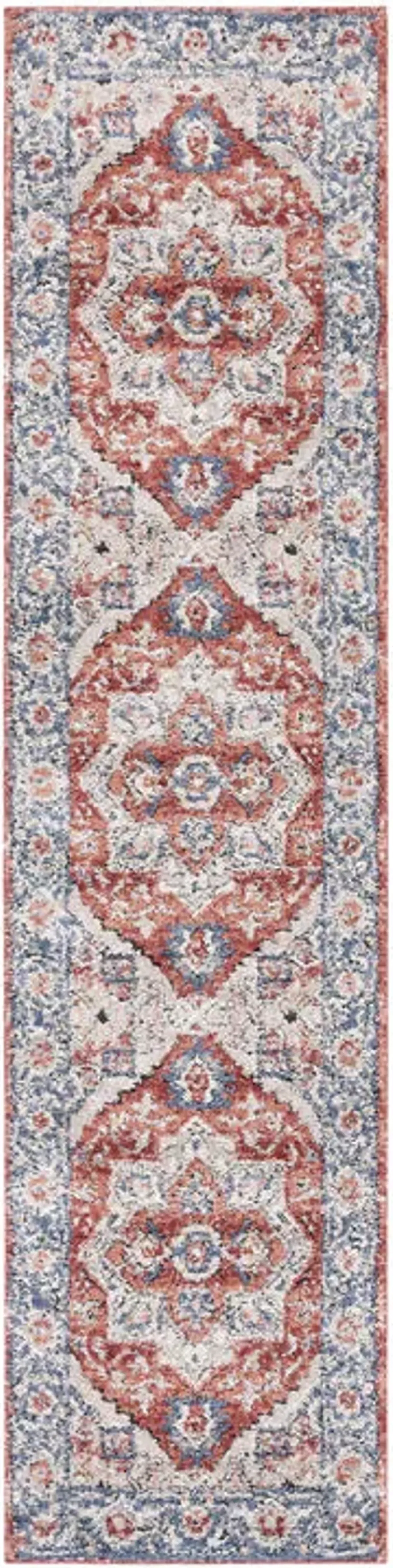 LUNA 105 Multi 2'-2' X 9' Runner Rug