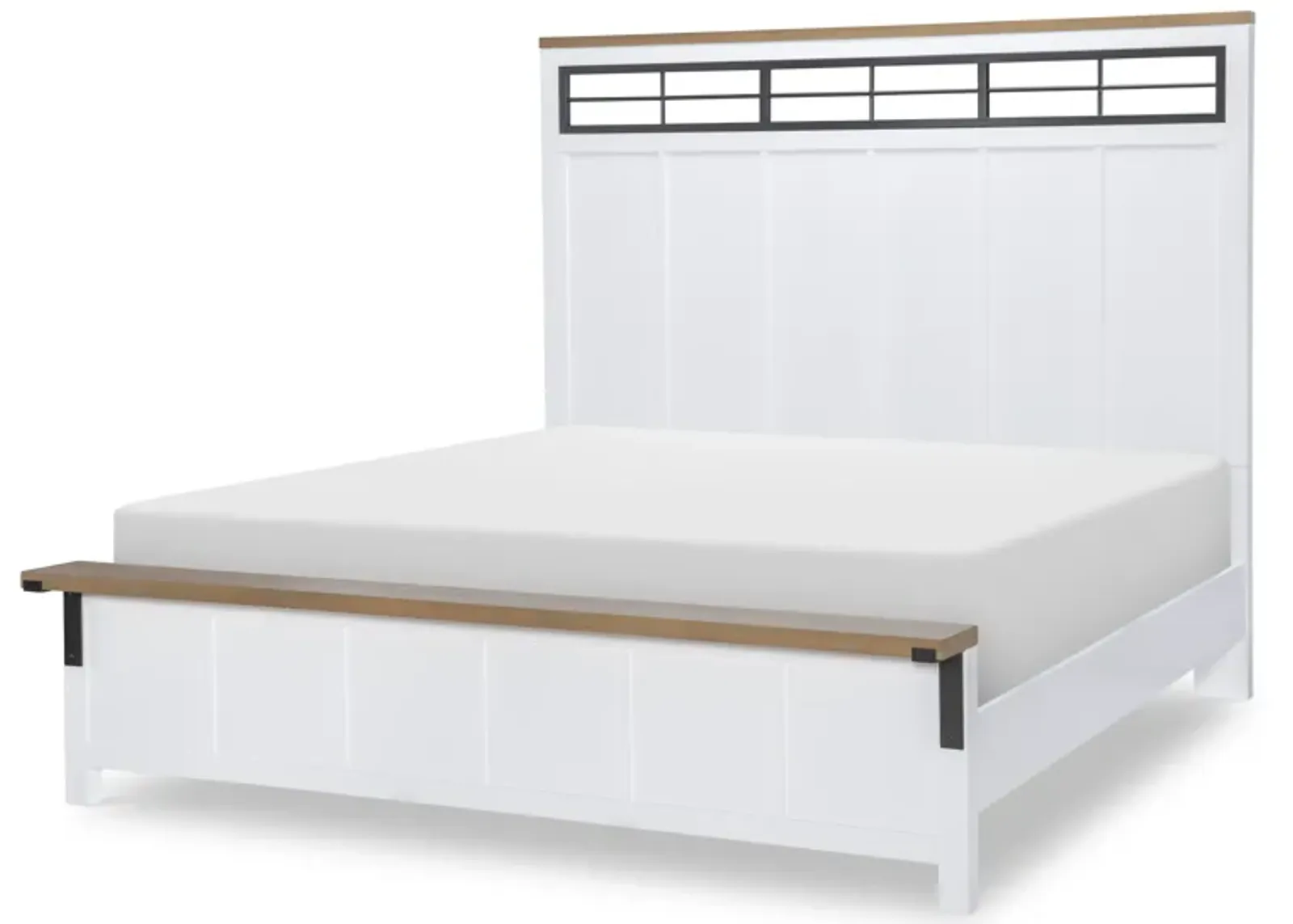 Franklin Complete Two Tone Panel Bed Ca King 60