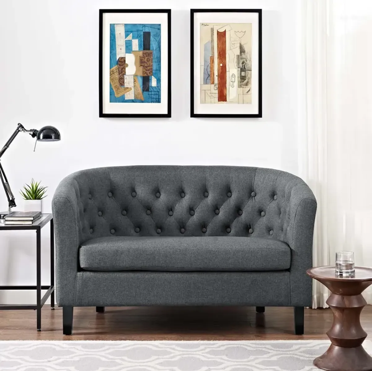 Prospect Upholstered Fabric Loveseat