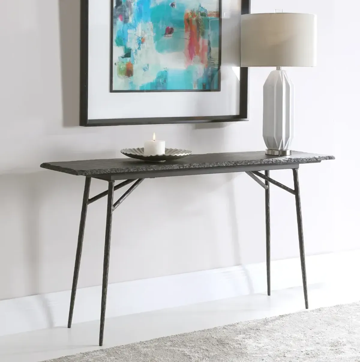 Kaduna Slate Console Table